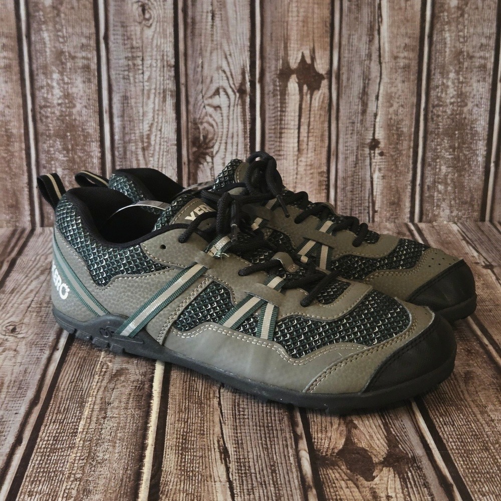 Sz 9 Womens Xero Shoes Terraflex II Grey Minimalist Trail Running Shoes VGUC